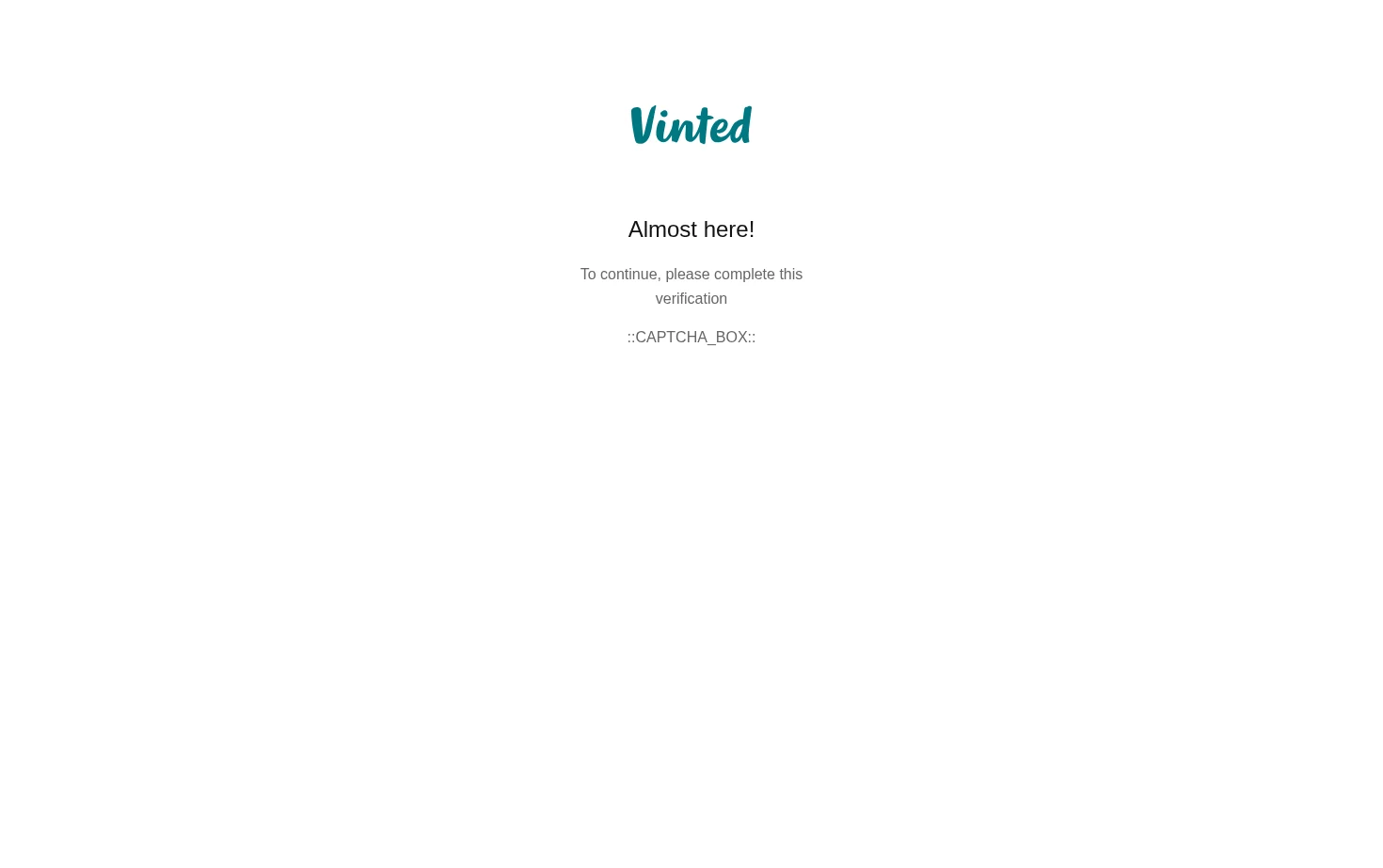 Vinted 页面快照